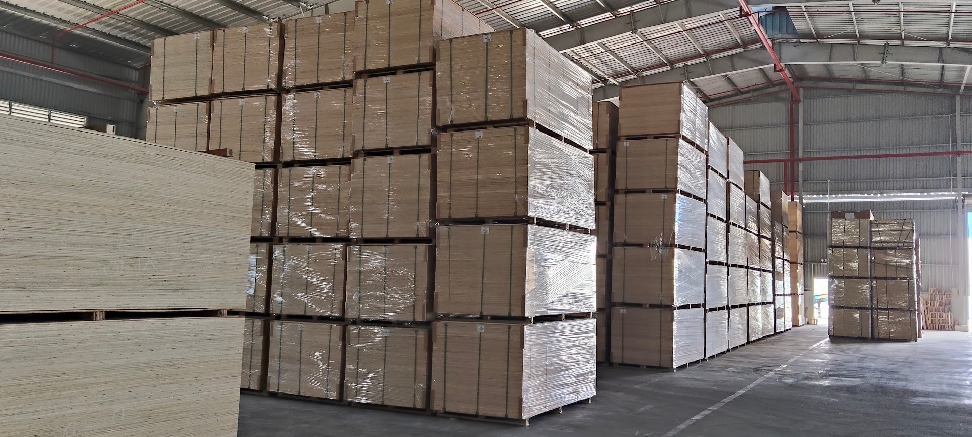 Vietnam plywood and construction materials warehouse
